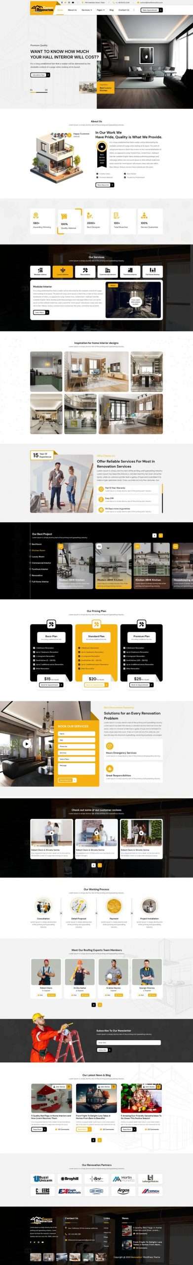 Home Renovation WordPress Theme